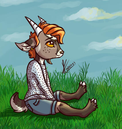 Chibi with background